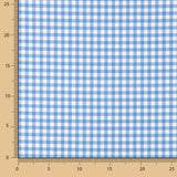 Crepe Vichy Azul e Branco - Ribes y Casals