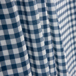 Crepe Vichy Marinho e Branco - Ribes y Casals