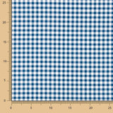 Crepe Vichy Marinho e Branco - Ribes y Casals