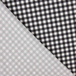 Crepe Vichy Preto e Branco - Ribes y Casals