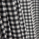 Crepe Vichy Preto e Branco - Ribes y Casals