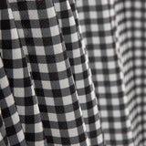 Crepe Vichy Preto e Branco - Ribes y Casals