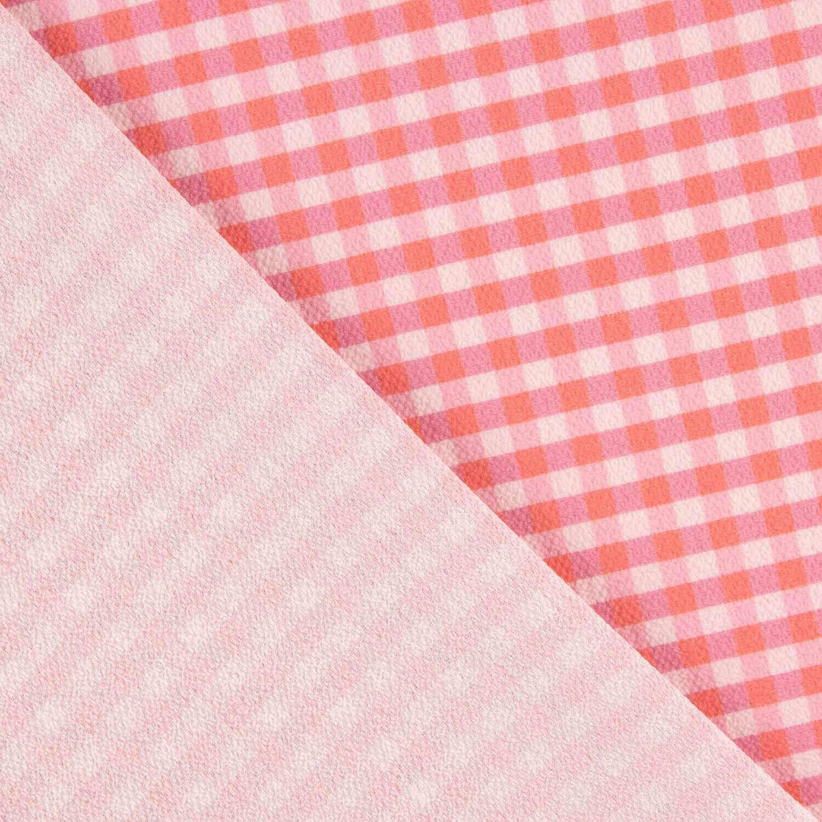 Crepe Vichy Malva e Morango - Ribes y Casals