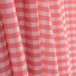 Crepe Vichy Malva e Morango - Ribes y Casals