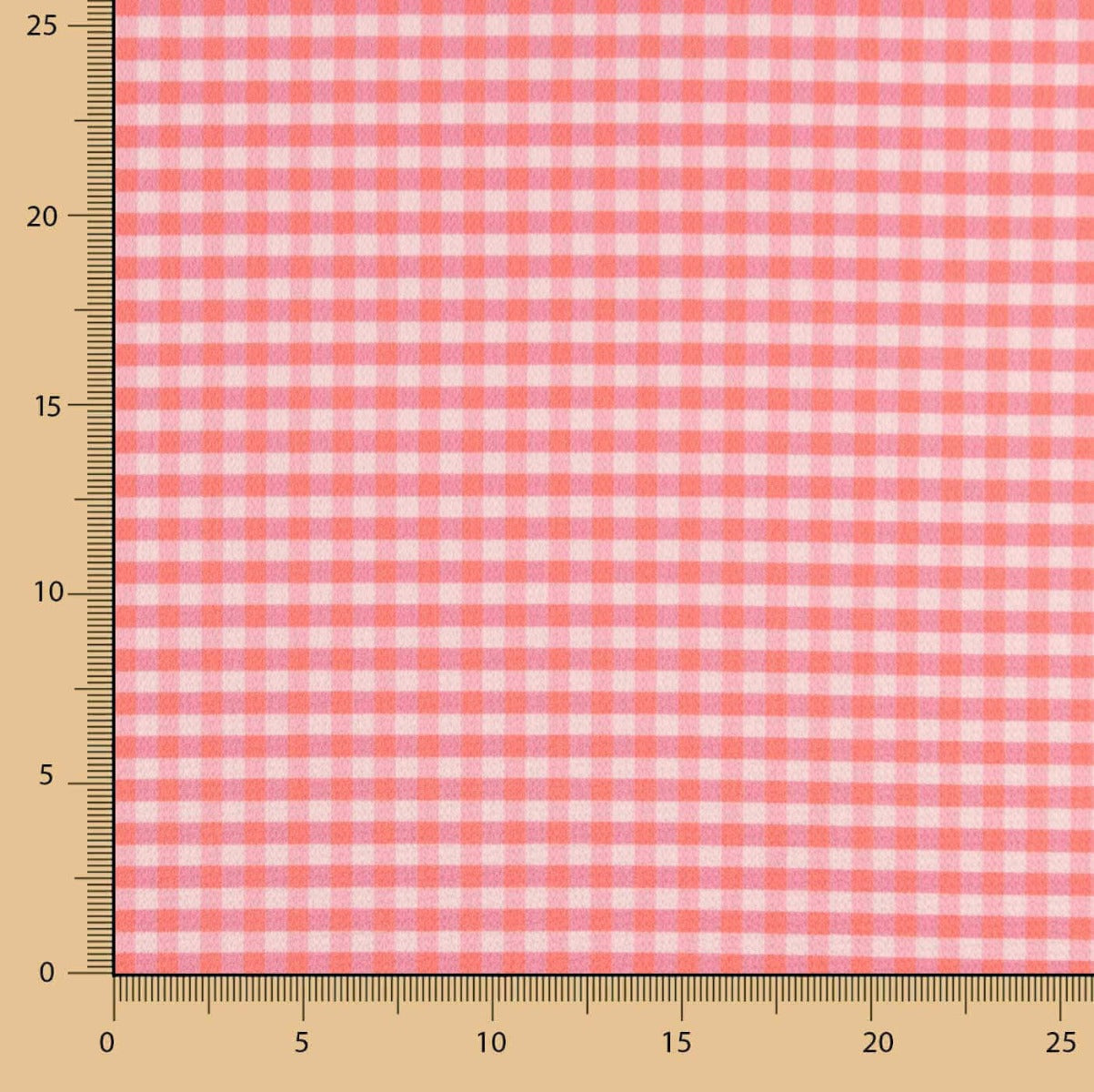 Crepe Vichy Malva e Morango - Ribes y Casals
