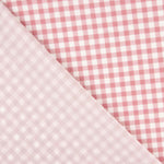 Crepe Vichy Rosa e Branco - Ribes y Casals