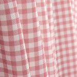 Crepe Vichy Rosa e Branco - Ribes y Casals