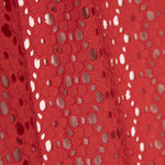 Bordado suíço Margarita vermelho - Ribes y Casals