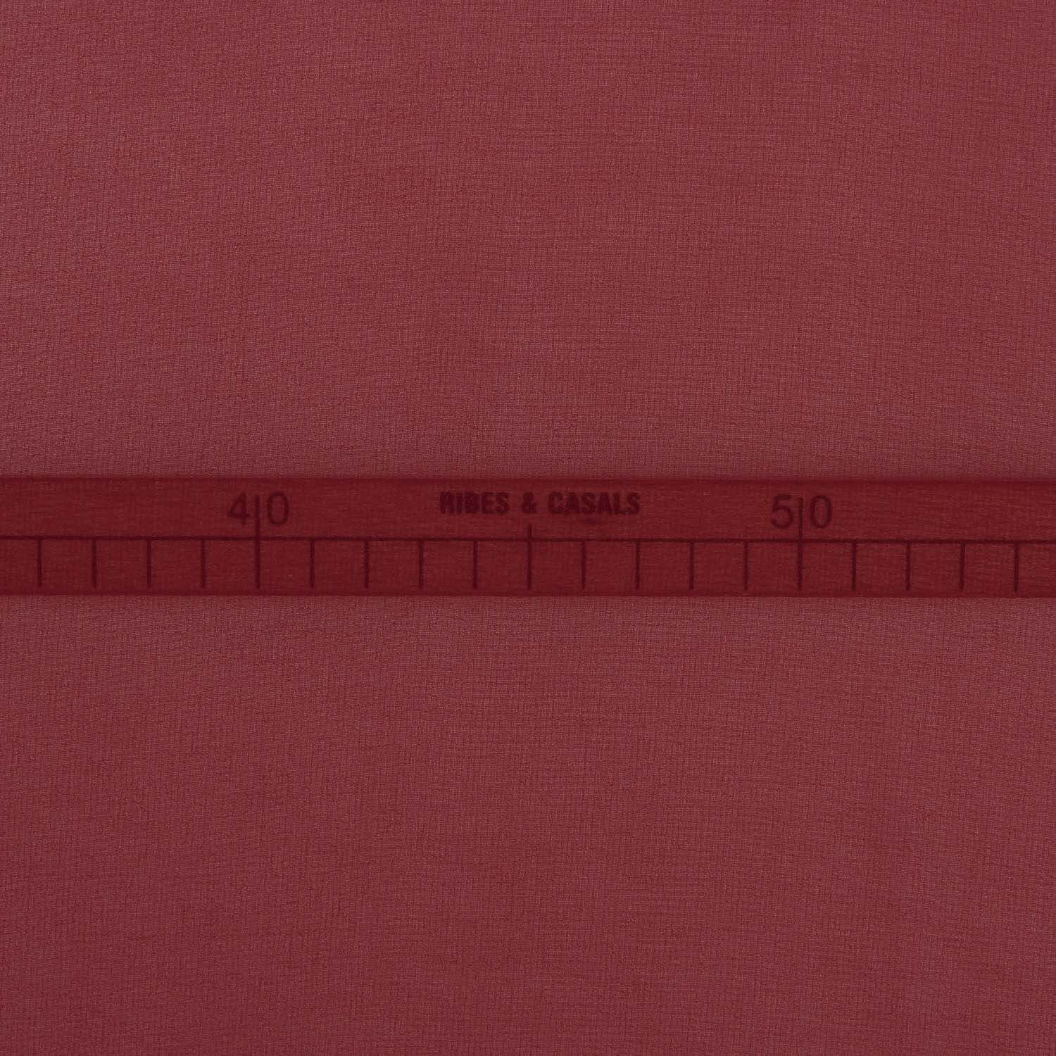 Gaze Chiffon Vermelho Escuro - Ribes y Casals