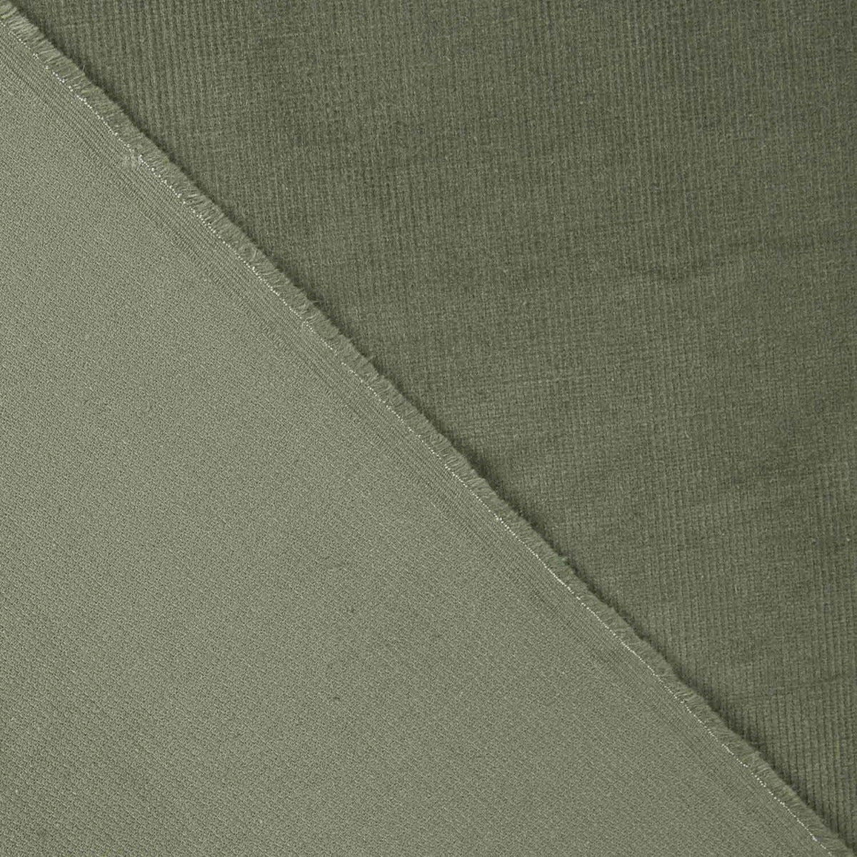 Bombazina Elástica Verde Caqui - Ribes y Casals