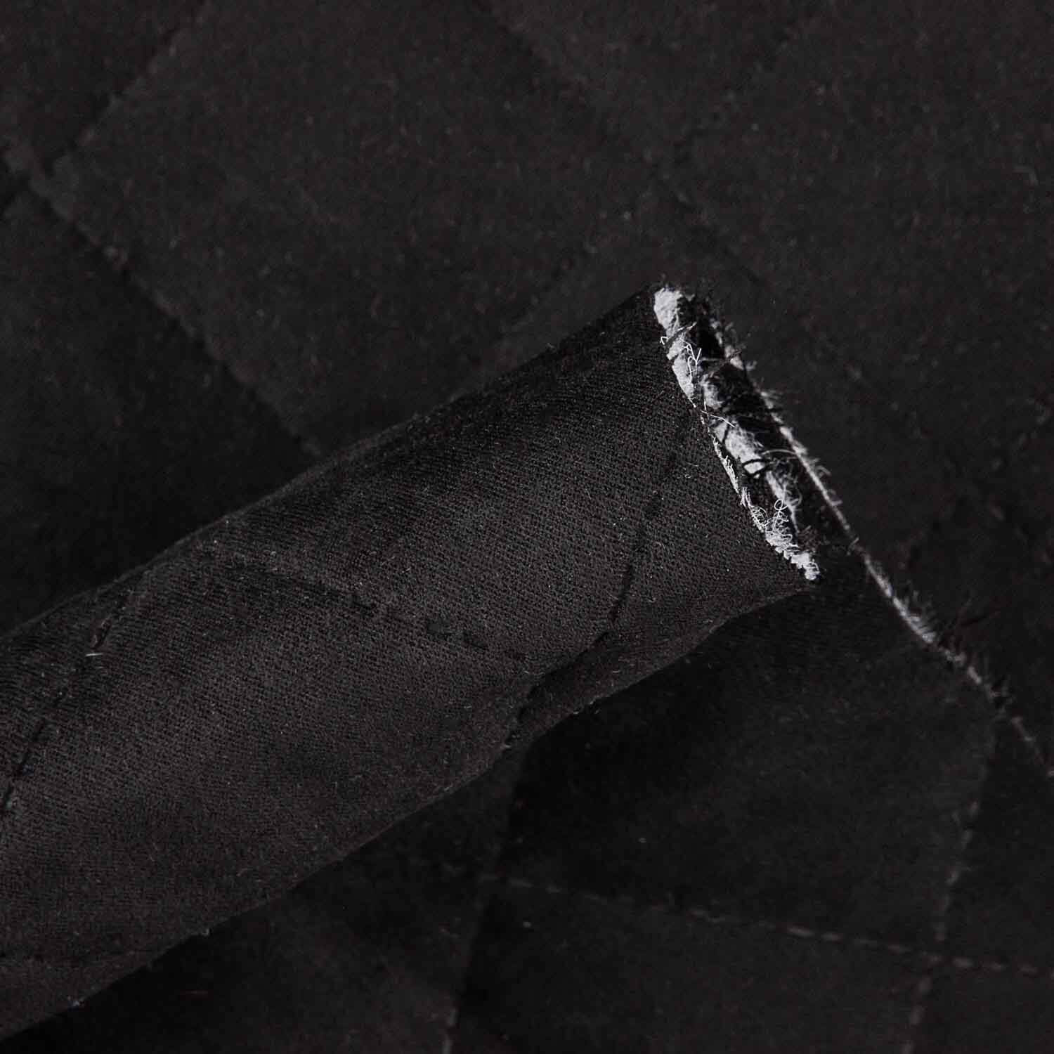 Antelina acolchoada preta dupla face - Ribes y Casals