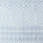 Coral fleece estampado com losangos azuis - Ribes y Casals