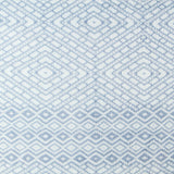 Coral fleece estampado com losangos azuis - Ribes y Casals
