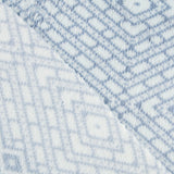 Coral fleece estampado com losangos azuis - Ribes y Casals
