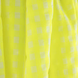 Popelina Seersucker Xadrez Amarelo Fluorescente - Ribes y Casals