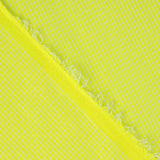 Popelina Seersucker Mini Xadrez Amarelo Fluorescente - Ribes y Casals