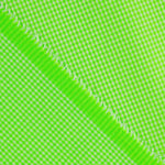 Popelina Seersucker Mini Xadrez Verde Fluorescente - Ribes y Casals