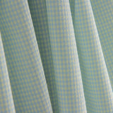 Popelina Seersucker Mini Xadrez Azul Suave - Ribes y Casals