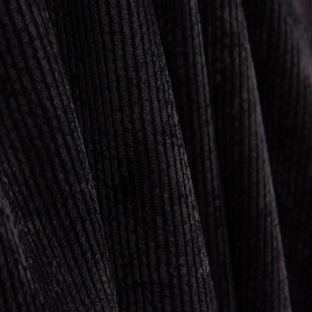 Veludo Cotelê Efeito Lavado Preto - Ribes y Casals