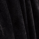 Veludo Cotelê Efeito Lavado Preto - Ribes y Casals