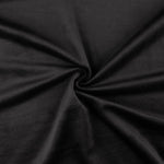 Malha de Veludo Bielástico Preto - Ribes y Casals