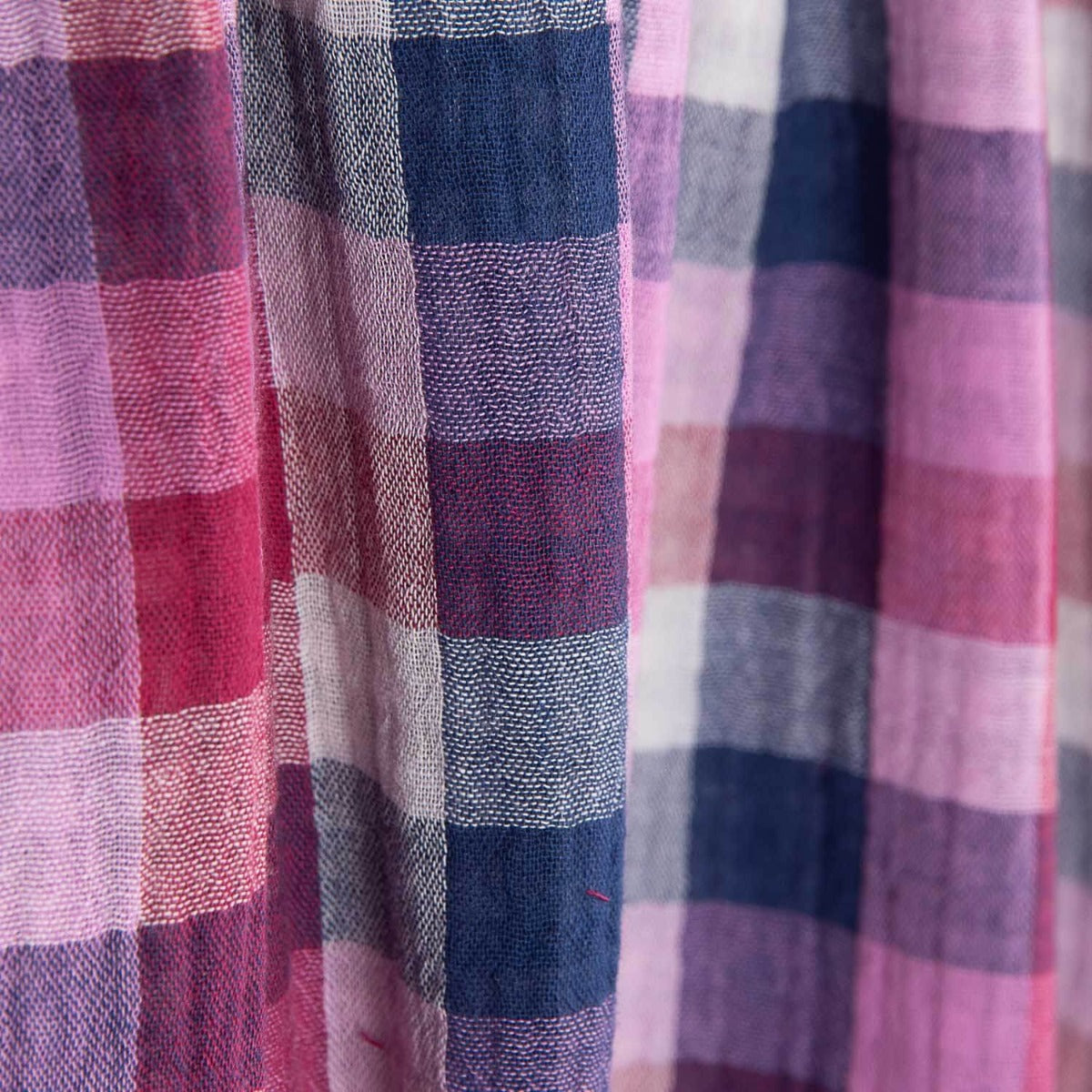 Gaze Dupla Bambula Reversível Quadrados Picnic - Ribes y Casals