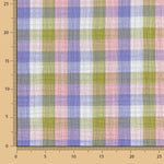 Gaze Dupla Bambula Reversível Xadrez Pastel - Ribes y Casals