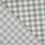 Camisola Fina com Xadrez Vichy Verde Salvia - Ribes y Casals