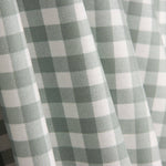 Camisola Fina com Xadrez Vichy Verde Salvia - Ribes y Casals