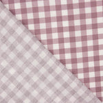 Camisola Fina com Xadrez Vichy Malva - Ribes y Casals