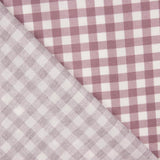 Camisola Fina com Xadrez Vichy Malva - Ribes y Casals