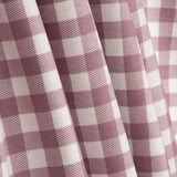 Camisola Fina com Xadrez Vichy Malva - Ribes y Casals