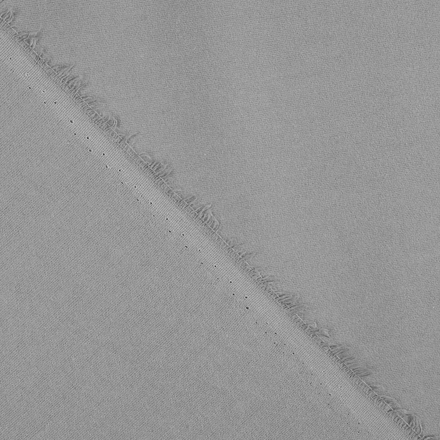 Franela fina de algodão cinzenta - Ribes y Casals