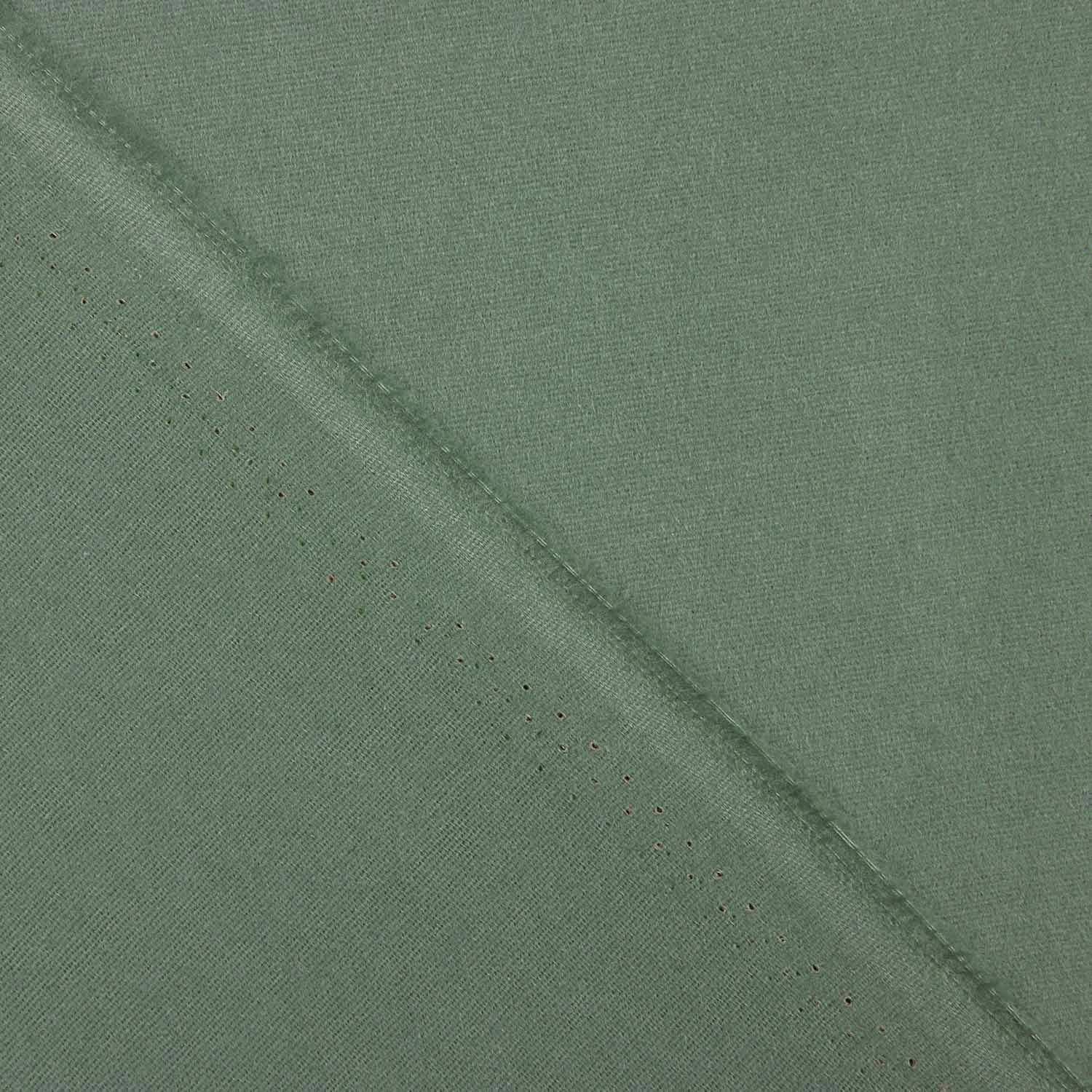 Franela fina de algodão verde suave - Ribes y Casals