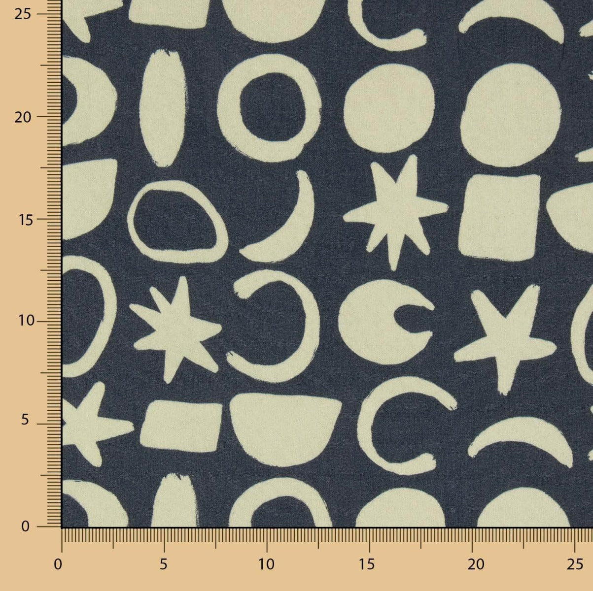 Gaze Viscose Symbol Blue - Ribes y Casals