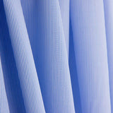 Voile Algodão Azul-Branco Listrado Fino - Ribes y Casals