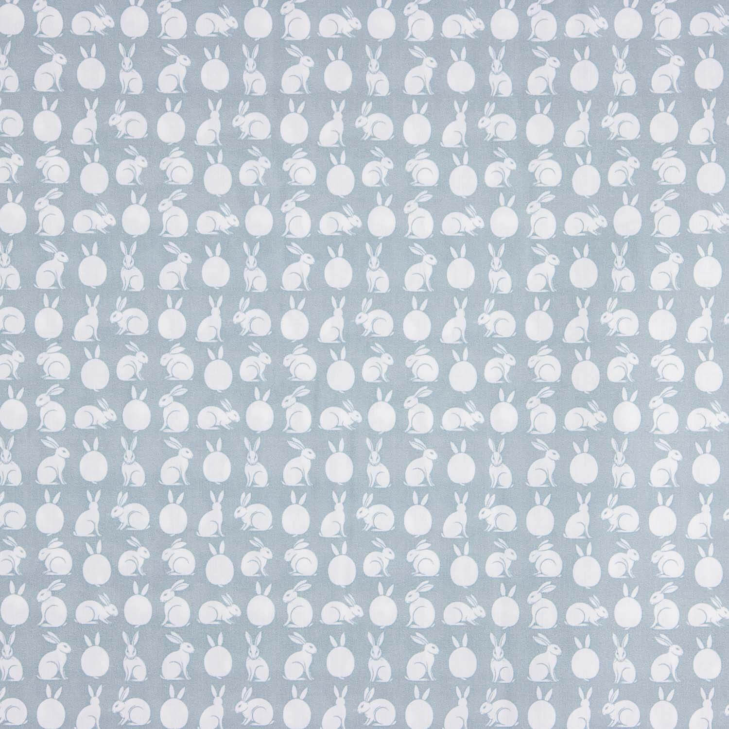 Percal estampado Rabbit Aqua - Ribes y Casals