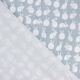 Percal estampado Rabbit Aqua - Ribes y Casals