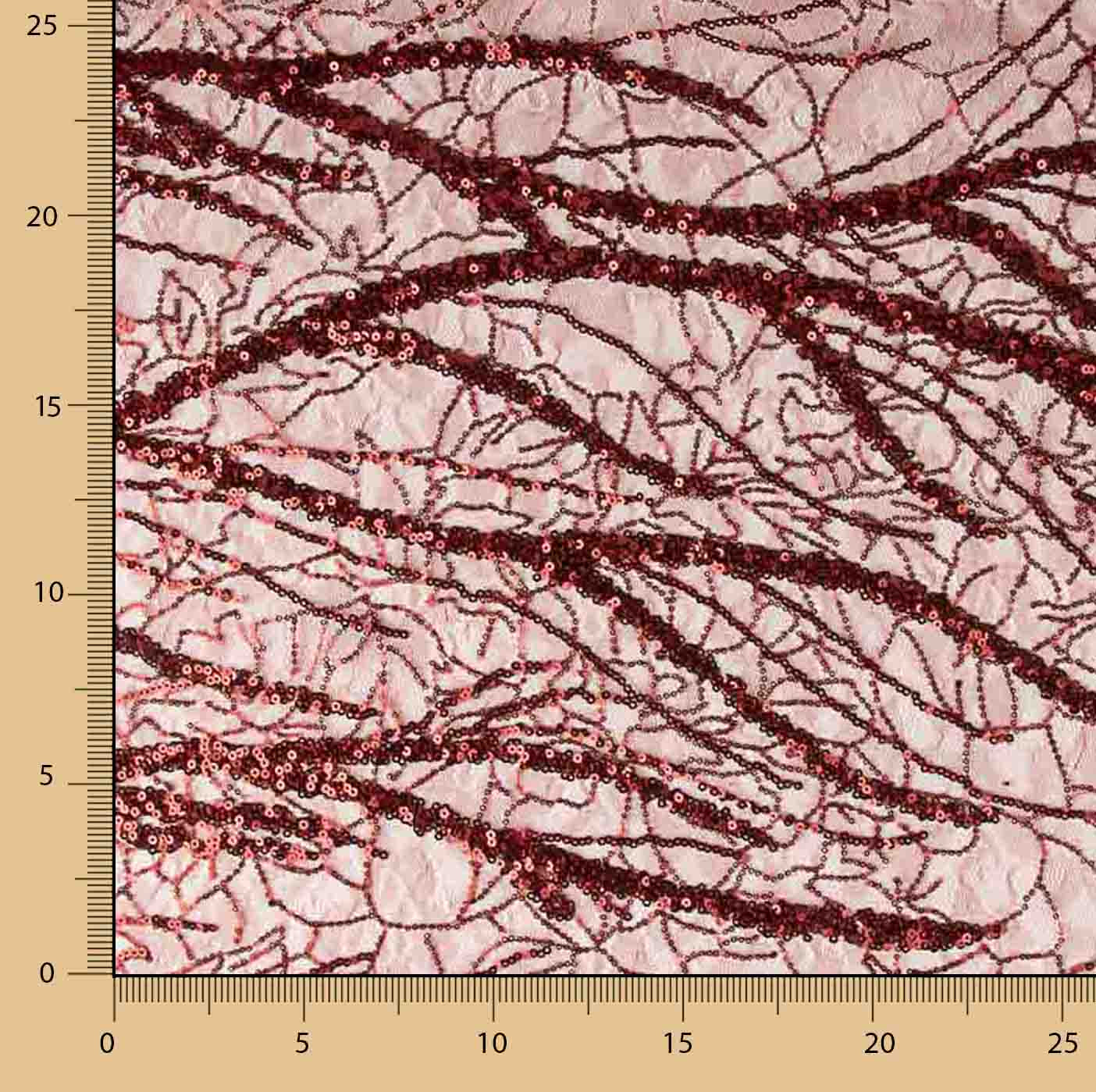Tule Fantasia Lentejuela Vermelha - Ribes y Casals