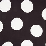 Cetim Spandex Bolinhas Maxi Branco - Ribes y Casals