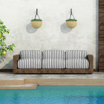 Estofamento Exterior Listrado Cinza - Ribes y Casals