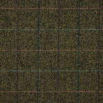 Tecido de Casaco Espiga Verde Garrafa - Ribes y Casals