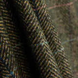 Tecido de Casaco Espiga Verde Garrafa - Ribes y Casals