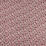 Viyella de algodão acolchoado – Flores carmesim - Ribes y Casals