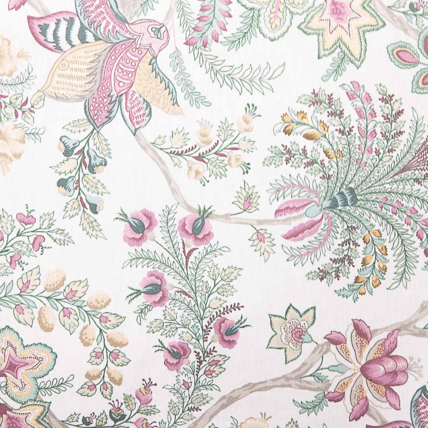 Toalha de Mesa Resinada com Motivo Floral Exótico em Tons Pastel - Ribes y Casals