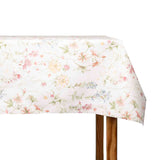 Toalha de Mesa Resinada Floral Suave Bege - Ribes y Casals