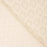 Lona Jacquard Lágrima Lurex Cru - Ribes y Casals