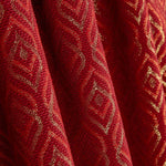 Lona Jacquard Lágrima Lurex Vermelho - Ribes y Casals