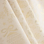 Lona Jacquard Natal Lurex Cru - Ribes y Casals