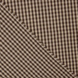 Algodão Vichy Castanho-Camel - Ribes y Casals